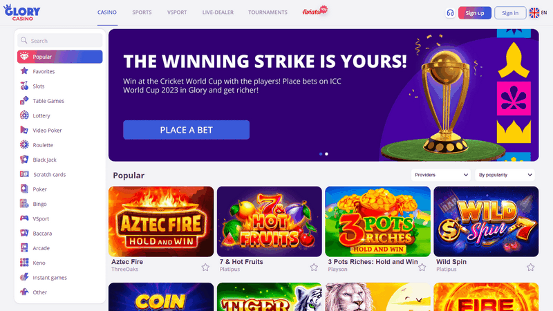 Enrollment at Glory Online Casino Login Application Enrollment at Glory Online Casino Login Application